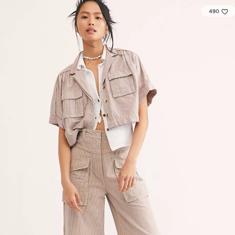 NWT Free People Pop Over Pant Set